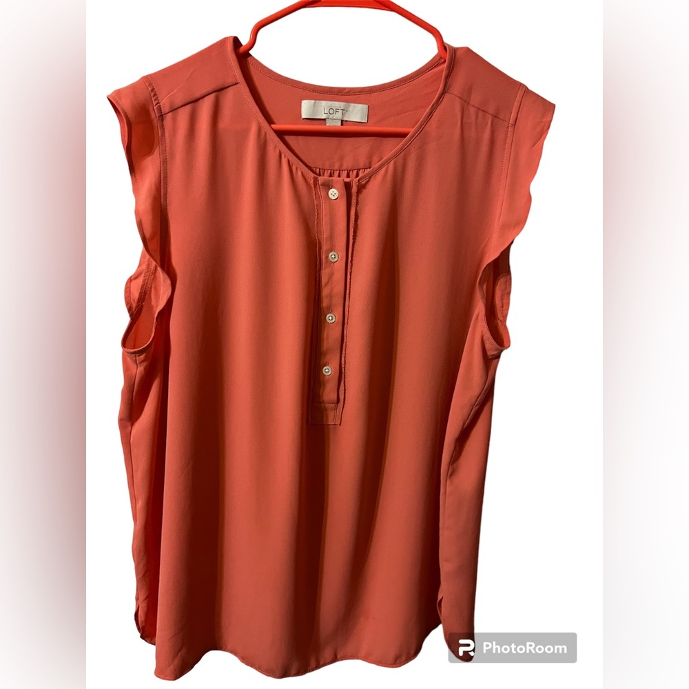 Loft Coral Blouse